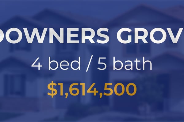 Single-family home sells for $1.61 million in Downers Grove