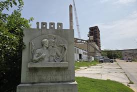 A piece of Dixon history: Cracks in Dixon’s cement plant road 