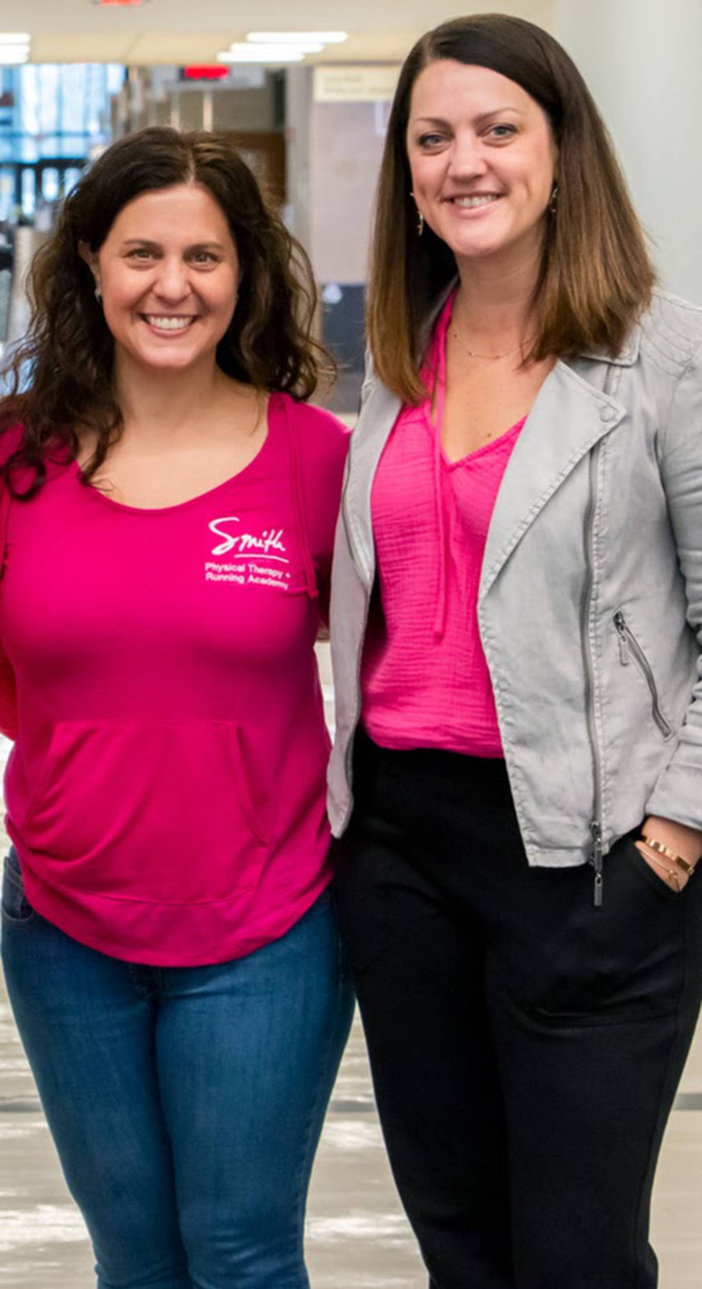 Denise Smith, left, and sister-in-law Emily Smith at the 2025 My Sister's Dress prom dress sale.