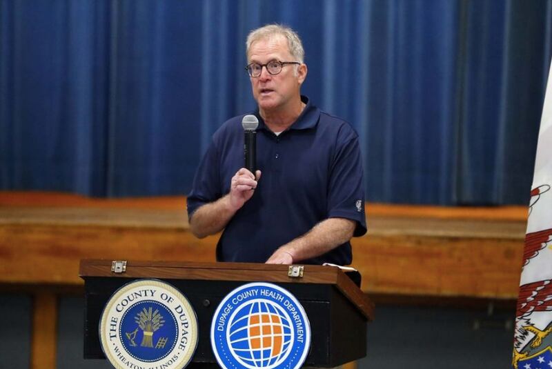 DuPage County Board Chairman Dan Cronin. (Brian Hill | Staff Photographer)