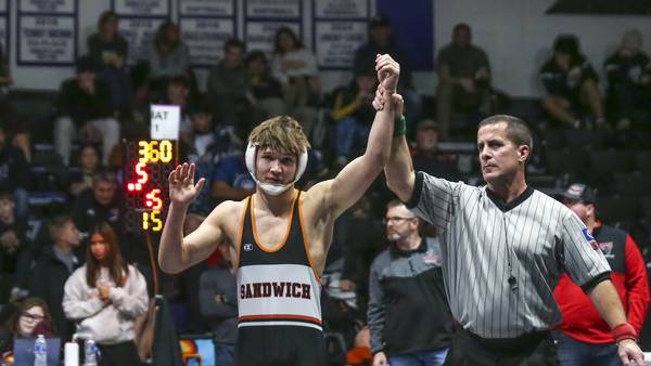 Kendall County wrestling notebook: Sandwich’s Cooper Corder gets 100th career win, set for season stretch run