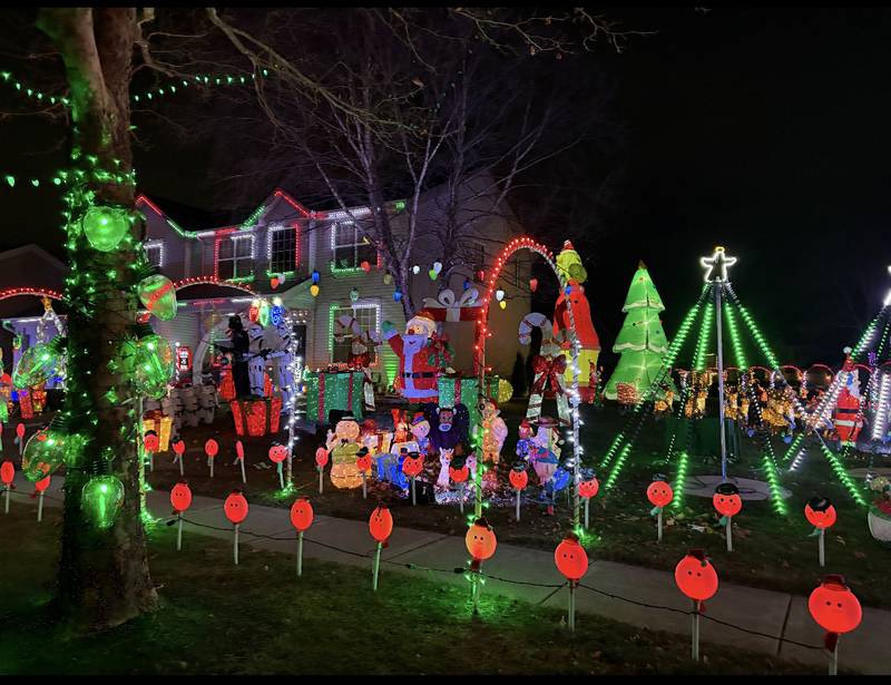 The Tomasheski residence in McHenry lit up for the holidays Nov. 29. 2024.