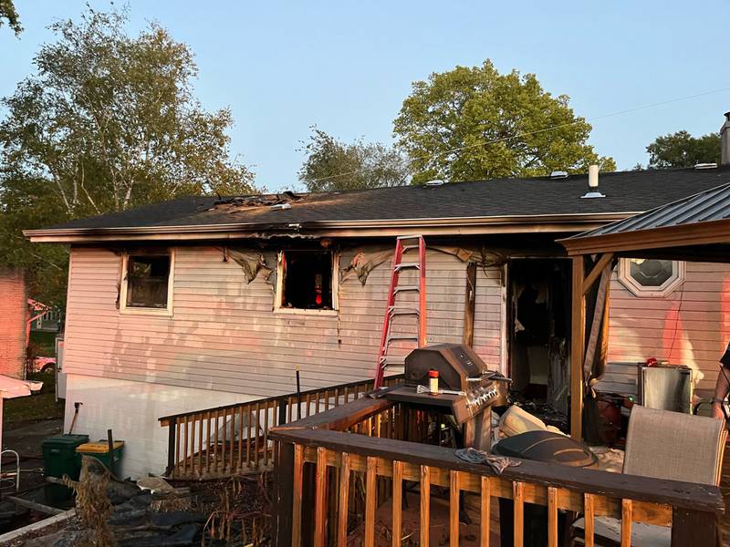 A Lockport home is currently uninhabitable after a fire broke out Thursday evening.