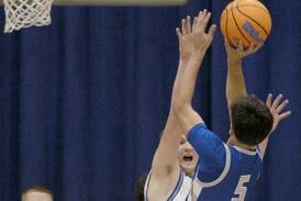 Photos: Newman Central Catholic hosts Princeton in boys basketball