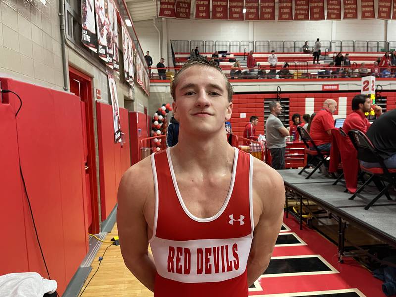 Hinsdale Central senior Cody Tavoso. Photo by Jake Bartelson.