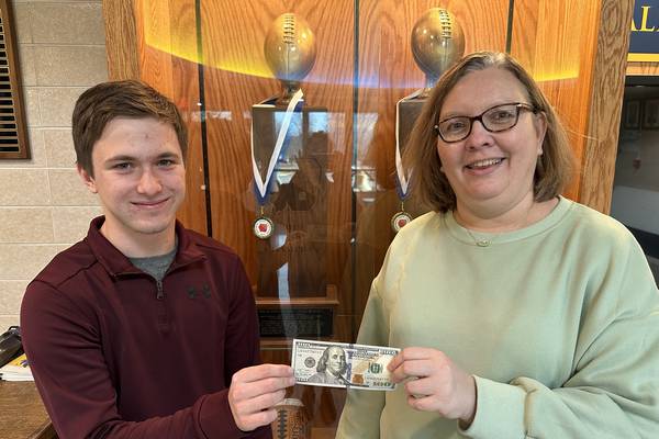 Rowland named January Student of the Month at Polo Community High School