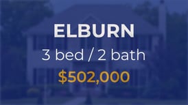 Three-bedroom home sells in Elburn for $502,000