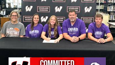 Woodland’s Ella Derossett signs to suit up for Illinois Valley