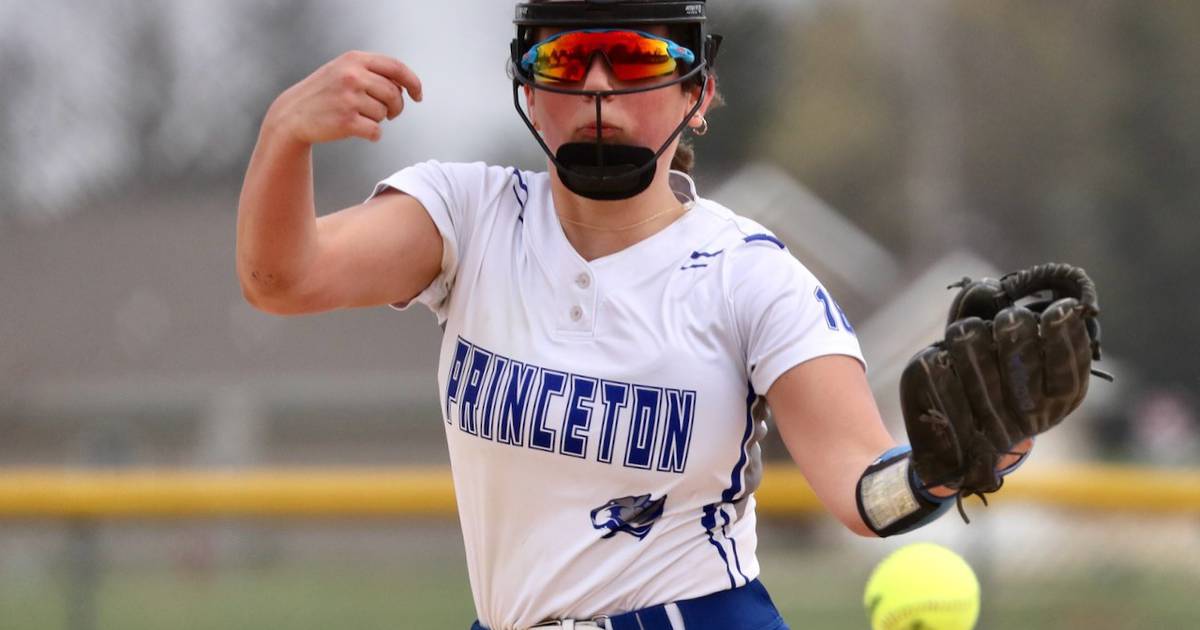 Softball Geneseo Leafs burn Princeton early Shaw Local
