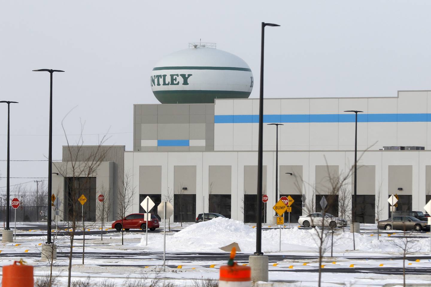 The new Amazon warehouse is seen on Tuesday, Jan. 4, 2022, in Huntley.