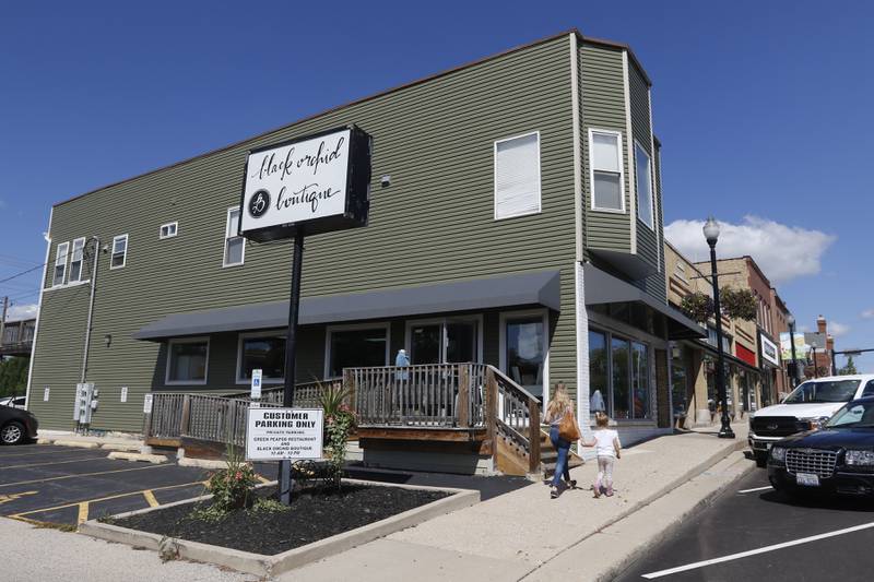 Black Orchid Boutique, 1237 North Green Street, in McHenry, is one of eight businesses that have taken advantage of the City of McHenry’s revamped facade grant program to improve the outside of their buildings.