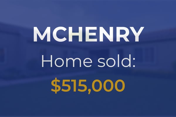 Sale closed in McHenry: $515,000 for a single-family home