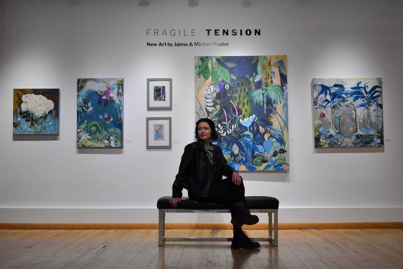 Multimedia artist Jaime Foster.