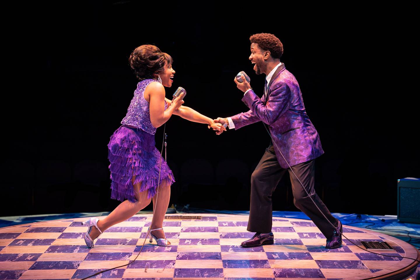 Melanie Brezill and Marcus Terell appear in “Buddy – The Buddy Holly Story” at Marriott