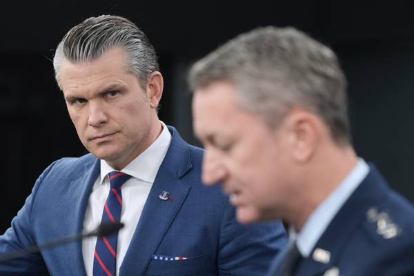 Hegseth says US ‘can’t stop everything’ that Iran fires even as he asserts air dominance