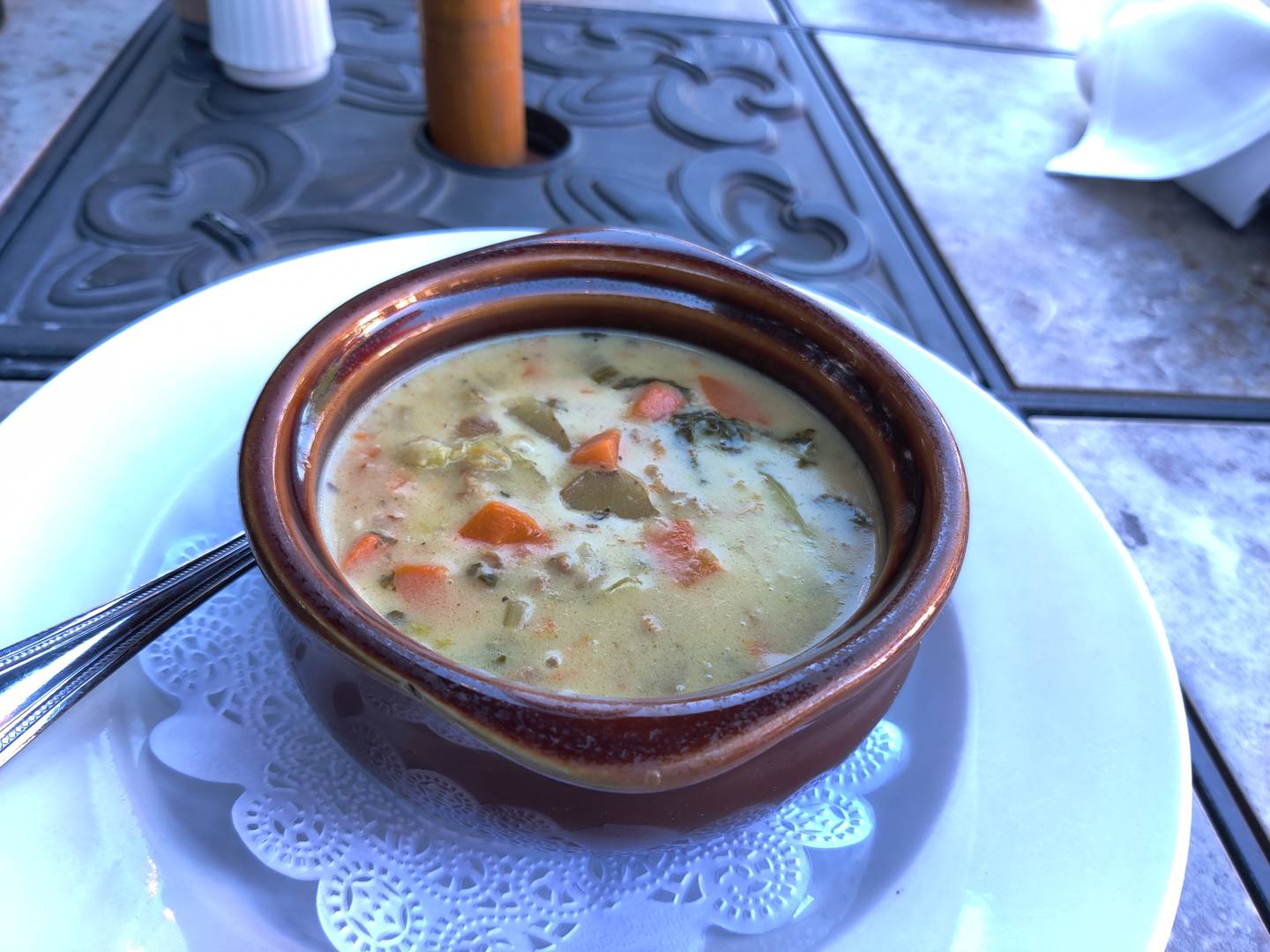 Soup at FoxFire in Geneva.