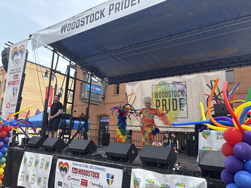 Moxy Cillin performs during Woodstock PrideFest June 15, 2025.