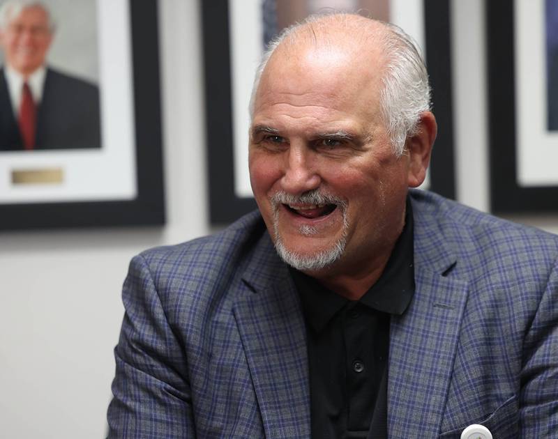 Bradley Hoey talks Tuesday, Aug. 19, 2025, about how it has gone since he was first sworn into office as DeKalb City Clerk nearly 100 days ago.
