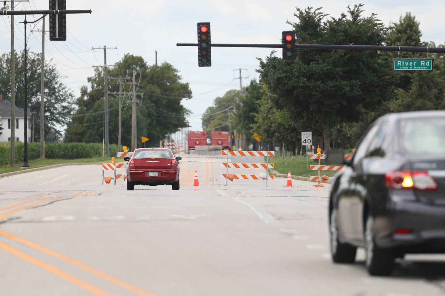 Black Road remains closed as cleanup and investigations continue at the Tri-County Stockyard. The farm supply store burnt down early Tuesday, July 19th. Tuesday, July 26, 2022 in Shorewood.