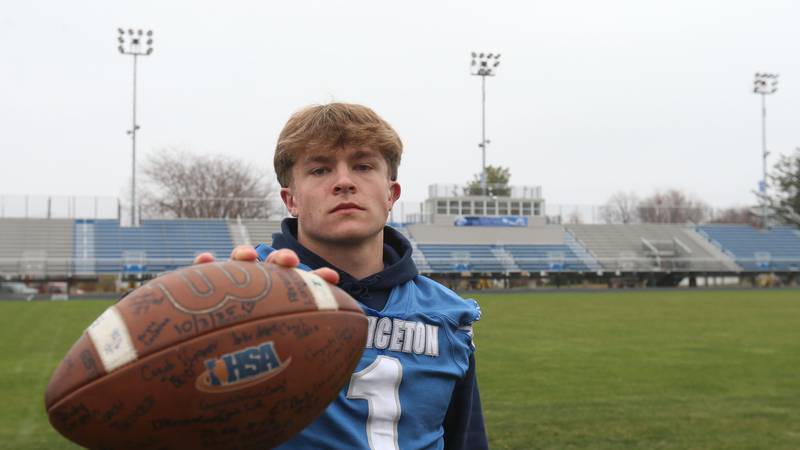 2025 NewsTribune Offensive Football Player of the Year: Princeton’s Casey Etheridge