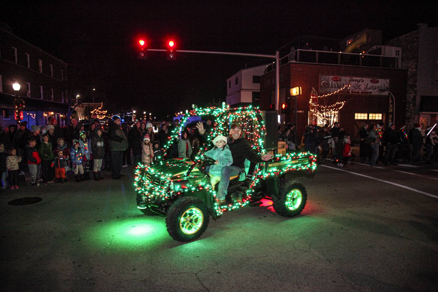 Morris held the Annual Lighted Holiday Parade in Downtown Morris on Friday.