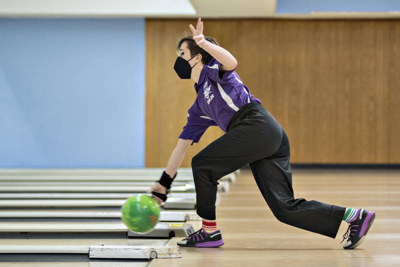 Dixon’s Olivia Gingras takes her shot Monday, Jan. 10, 2022 against Sterling.
