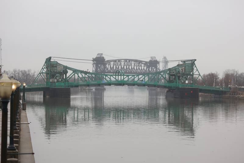 The Jefferson Street reopened to traffic Monday morning . Tuesday, Feb. 22nd, 2022, in Joliet.