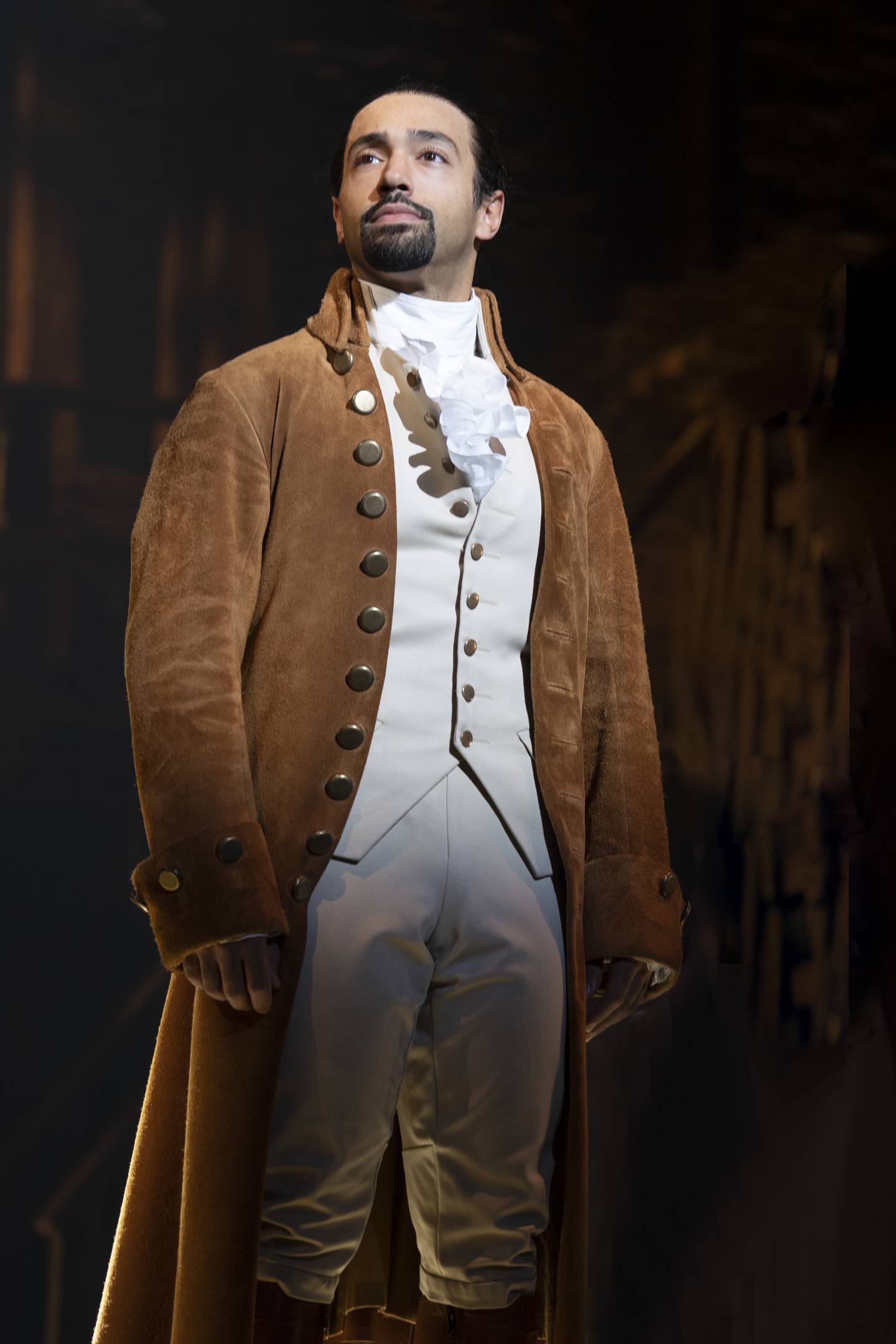 Alexander Hamilton (Pierre Jean Gonzalez) is the fiery heart of "Hamilton," playing through Dec. 30 in Chicago.