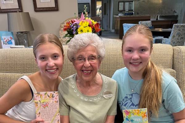 Geneva teens still pen pals with senior community resident 5 years after COVID-19 connection