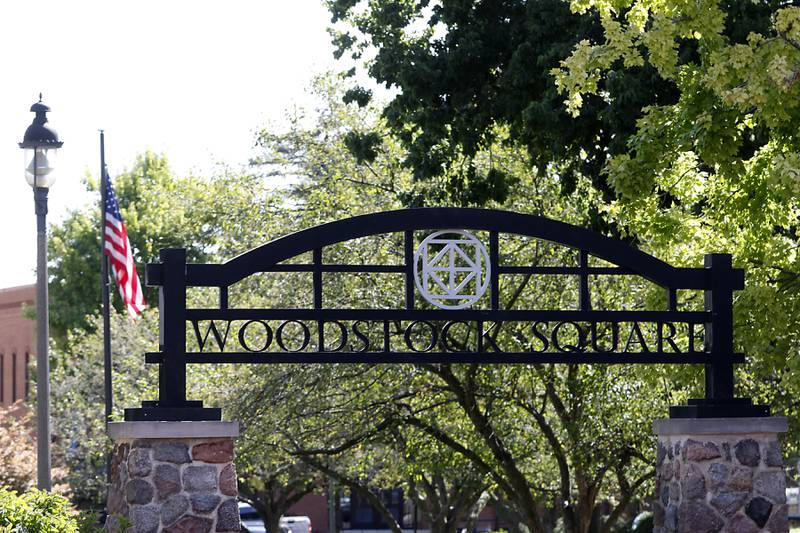 The historic Woodstock Square on Wednesday, Sept. 7, 2022. Woodstock has come into millions of dollars thanks to both a state grant and money it won last year as part of the T-Mobile contest. As a result, the city is undertaking a variety of projects around town, predominantly in the downtown area.