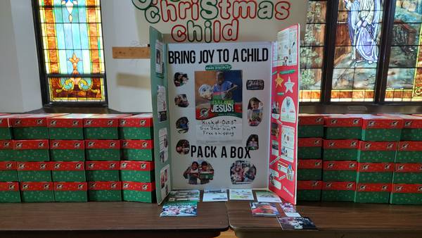 Plano church holding Operation Christmas Child