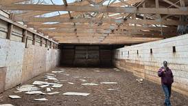 Photos: Huntoon Stables clean up after storm in North Aurora
