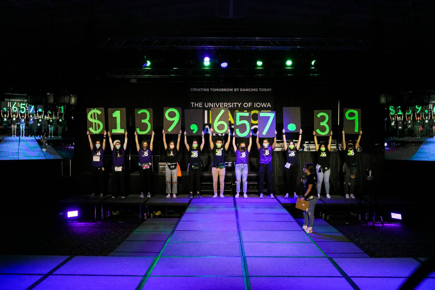 Alex Tyndall of Crystal Lake helped organize the University of Iowa’s annual Dance Marathon to raise funds for the university’s Stead Family Children’s Hospital.
