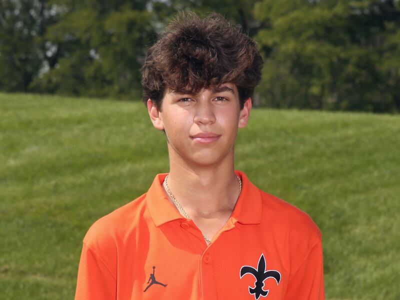 St. Charles East sophomore Anthony Solare. Photo courtesy of St. Charles East athletics.