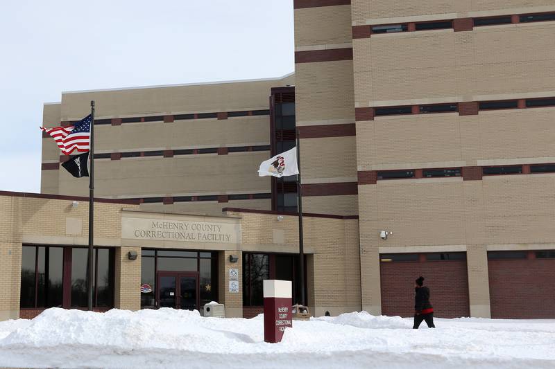 The McHenry County Correctional Facility and the Michael J. Sullivan Judicial Center are seen on Thursday, Feb. 17, 2021, in Woodstock.
