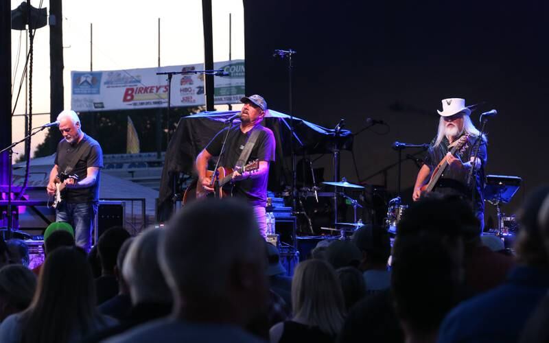 Confederate Railroad performs during the 103rd annual Marshall-Putnam Fair on Thursday, July 18, 2024 in Henry.