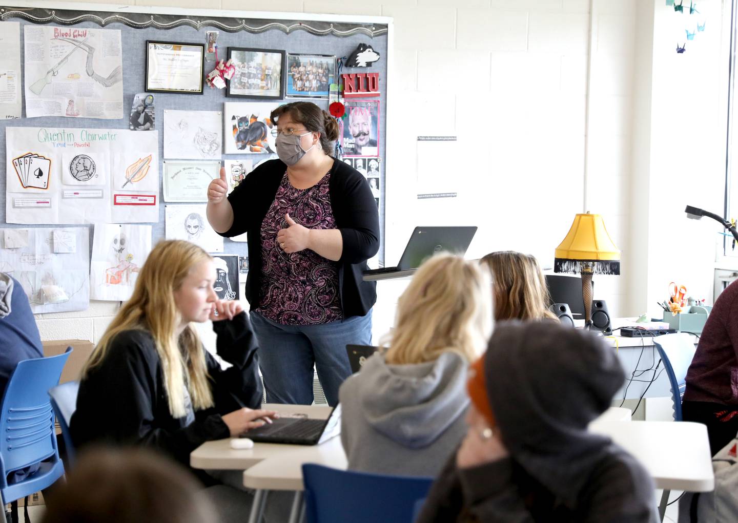 Jennifer Murphy just began an assignment as a long-term substitute teacher at Kaneland High School.