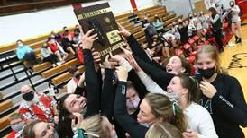 Class 1A volleyball: St. Bede defeats Woodland, captures first regional in 20 years
