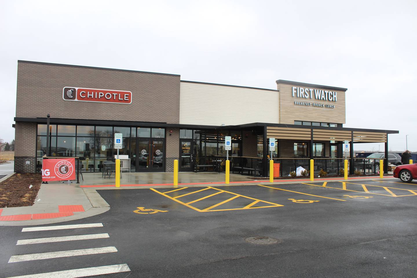 Chipotle and First Watch, located at 1721 and 1723 S. Randall Road, Algonquin.