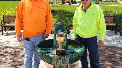 Oregon’s historic water fountain back in action