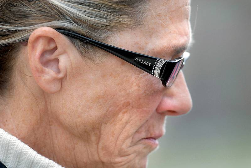 Rita Crundwell is seen outside of the federal courthouse in Rockford Crundwell November 14, 2012 after pleading guilty to a single count of wire fraud. Her sentencing is scheduled for February 14, 2012.