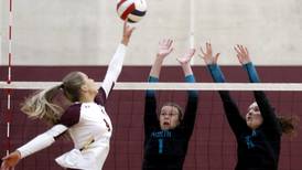 Photos: Richmond-Burton defeats Woodstock North in KRC girls volleyball matchup