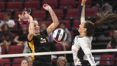 Photos: Riverdale falls to Central Catholic in 2A state volleyball semifinals