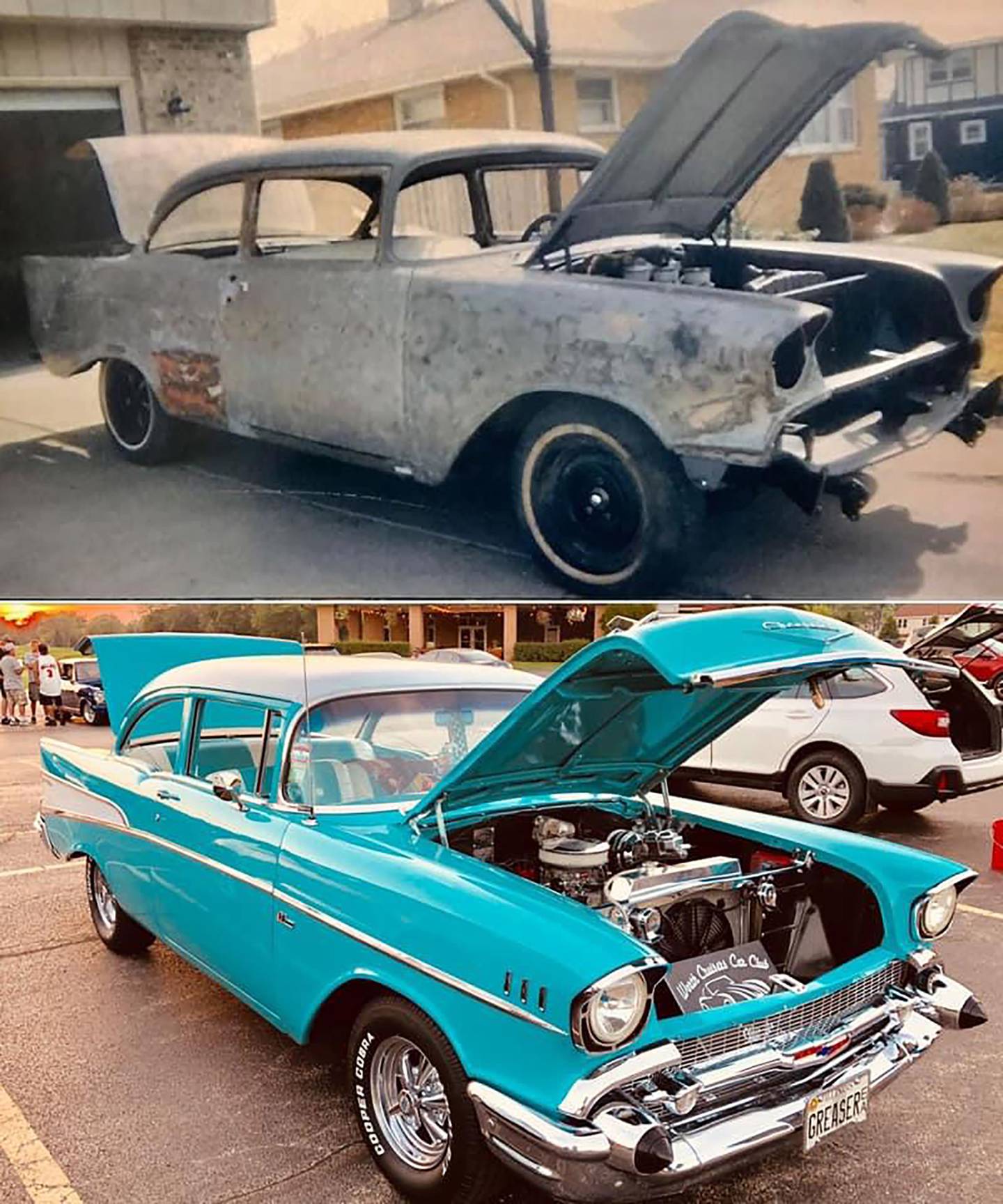 Photos by Rudy Host, Jr. - 1957 Chevy Bel Air Past and Present