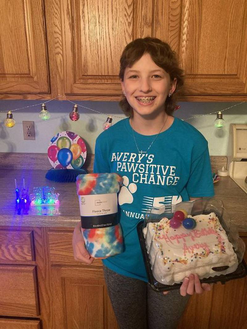 From her sickbed, she raised $25,000 for animal shelters including Illinois Valley Animal Rescue. Avery Chauncey lost her battle with cancer Tuesday, Oct. 14, 2025.