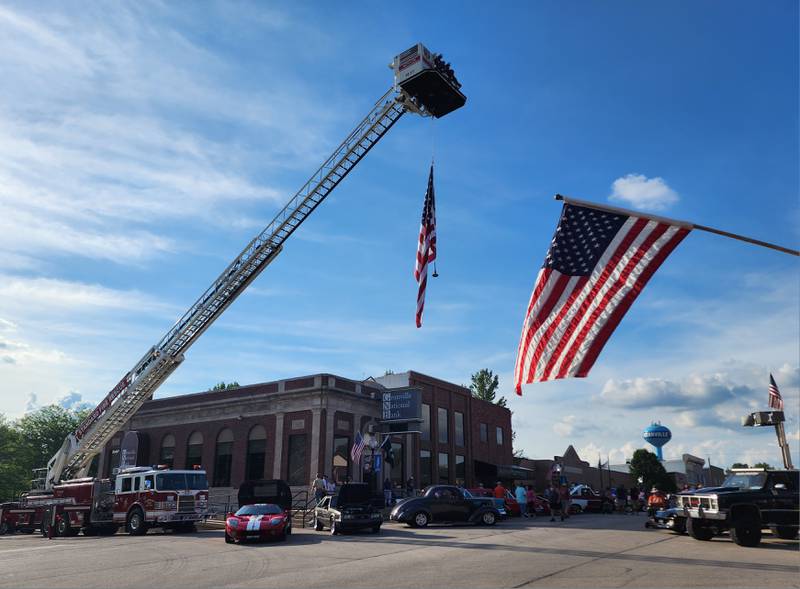 The cruise night also featured a variety of appearances from local first responders and local officials.