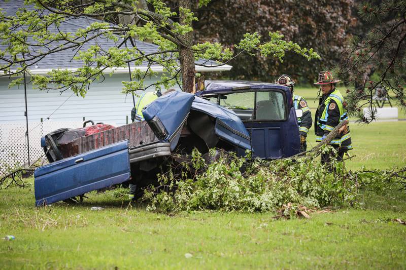 A man was killed in a crash in Woodstock May 20, 2025.