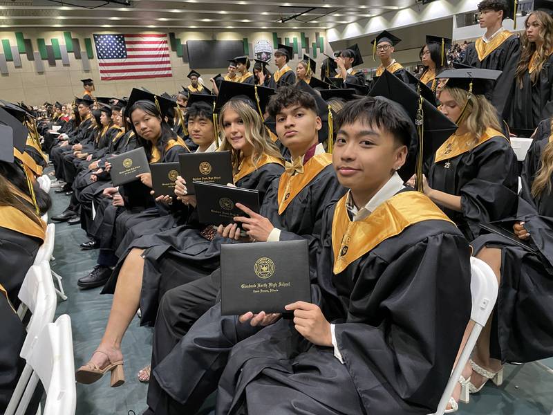 Glenbard North High School held its graduation ceremony on Monday, May 19, 2025 at the College of DuPage in Glen Ellyn.