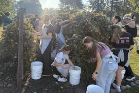 Princeton students have hands-on experience to process grape jelly   