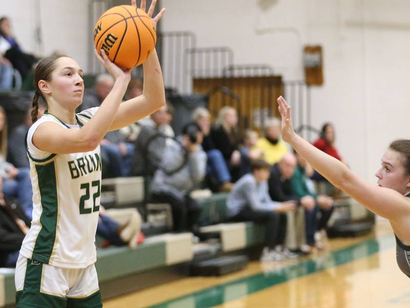 Freshman Hannah Heiberger hits 3 with 4.8 seconds left to lift St. Bede over Midland